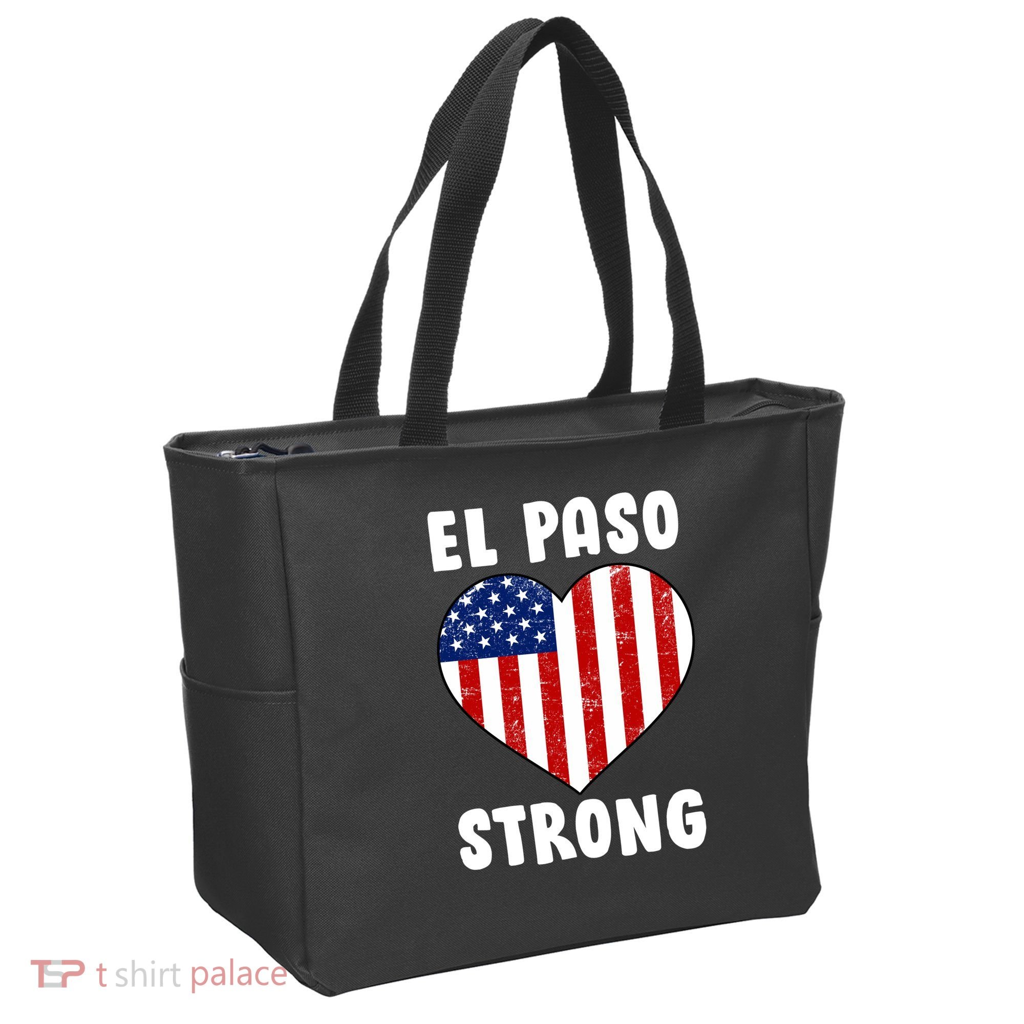 El Paso Strong American Texas Heart Tote Bag