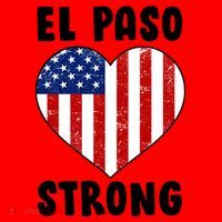 El Paso Strong American Texas Heart Santa Hat thumb 1