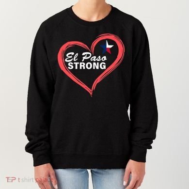 El Paso Strong Heart Texas Star Women's Sweatshirt