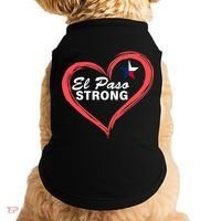 El Paso Strong Heart Texas Star Doggie Tank thumb 0
