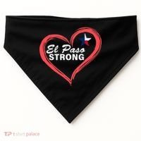 El Paso Strong Heart Texas Star USA-Made Doggie Bandana thumb 0