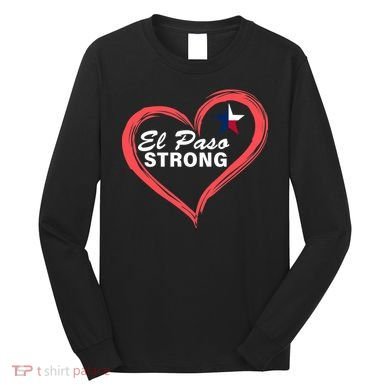 El Paso Strong Heart Texas Star Long Sleeve Shirt
