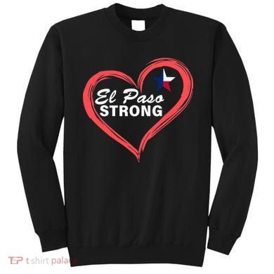 El Paso Strong Heart Texas Star Sweatshirt