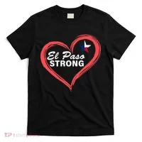 El Paso Strong Heart Texas Star T-Shirt thumb 0