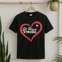 El Paso Strong Heart Texas Star T-Shirt thumb 2