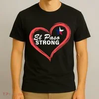 El Paso Strong Heart Texas Star T-Shirt thumb 3