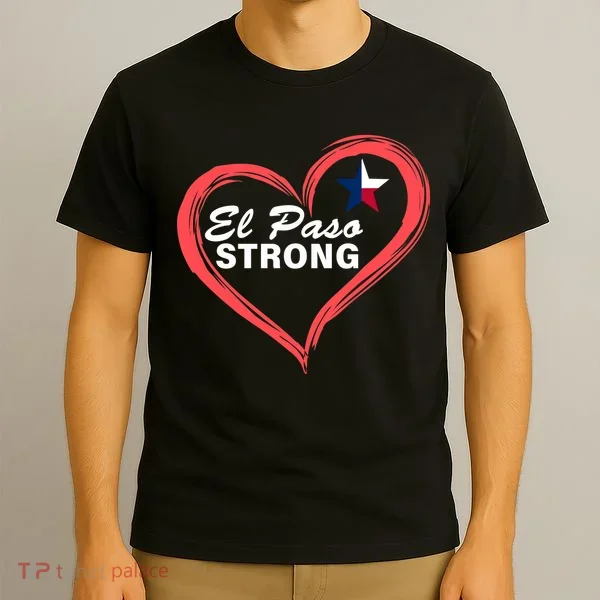 El Paso Strong Heart Texas Star T-Shirt