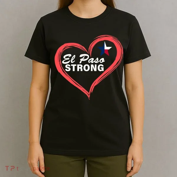 El Paso Strong Heart Texas Star T-Shirt