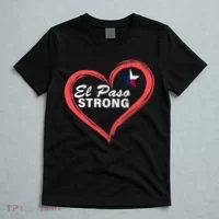 El Paso Strong Heart Texas Star T-Shirt thumb 5