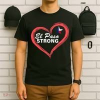 El Paso Strong Heart Texas Star T-Shirt thumb 6