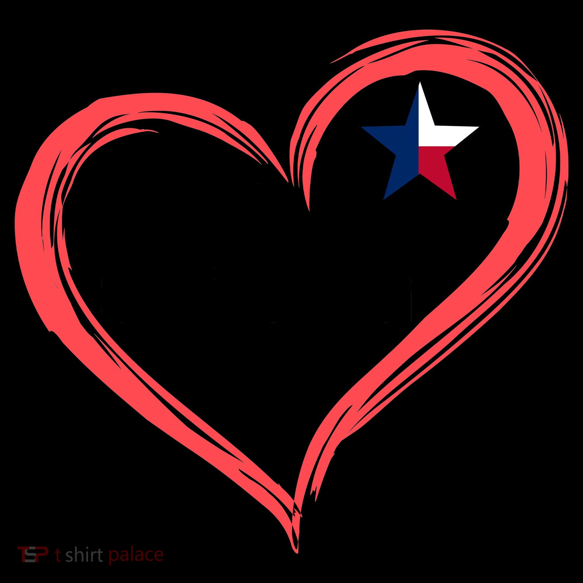 El Paso Strong Heart Texas Star Coffee Mug