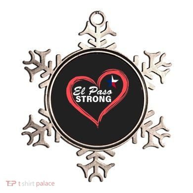 El Paso Strong Heart Texas Star Ornament
