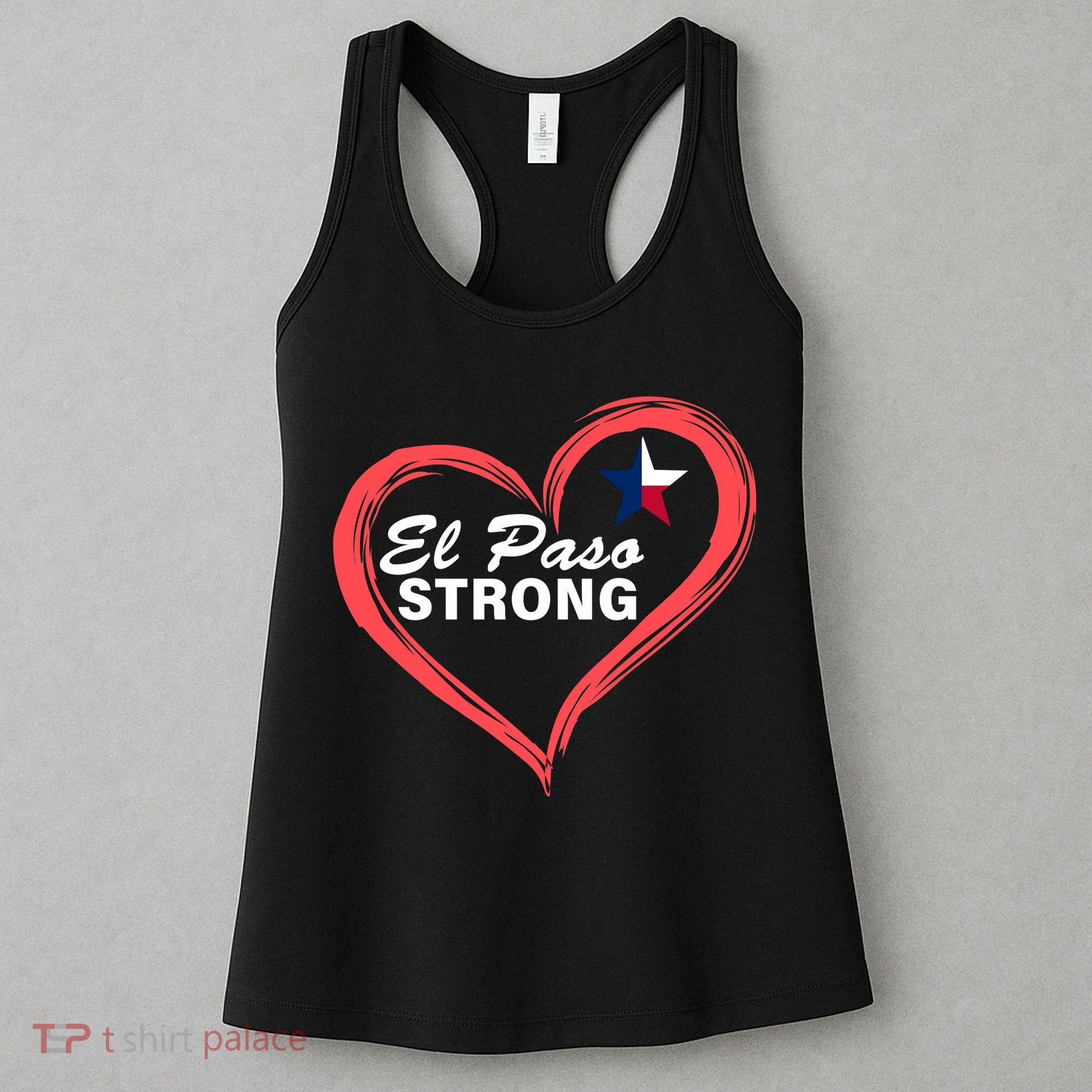El Paso Strong Heart Texas Star Women's Tank Top
