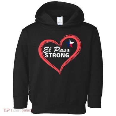 El Paso Strong Heart Texas Star Toddler Hoodie