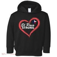 El Paso Strong Heart Texas Star Toddler Hoodie thumb 0