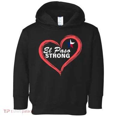 El Paso Strong Heart Texas Star Toddler Hoodie