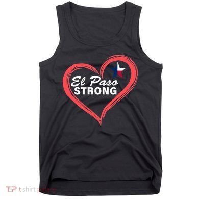 El Paso Strong Heart Texas Star Tank Top