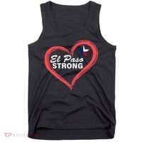 El Paso Strong Heart Texas Star Tank Top thumb 0