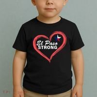 El Paso Strong Heart Texas Star Toddler T-Shirt thumb 2