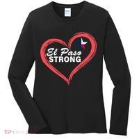El Paso Strong Heart Texas Star Women's Long Sleeve Shirt thumb 0