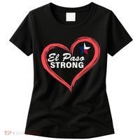 El Paso Strong Heart Texas Star Women's T-Shirt thumb 0