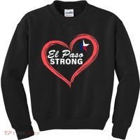 El Paso Strong Heart Texas Star Kids Sweatshirt thumb 0