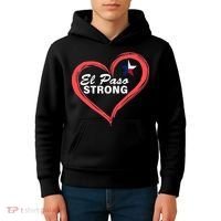 El Paso Strong Heart Texas Star Kids Hoodie thumb 4
