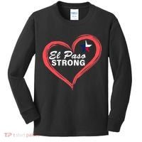 El Paso Strong Heart Texas Star Kids Long Sleeve Shirt thumb 0