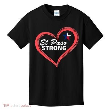 El Paso Strong Heart Texas Star Kids T-Shirt