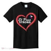 El Paso Strong Heart Texas Star Kids T-Shirt thumb 0