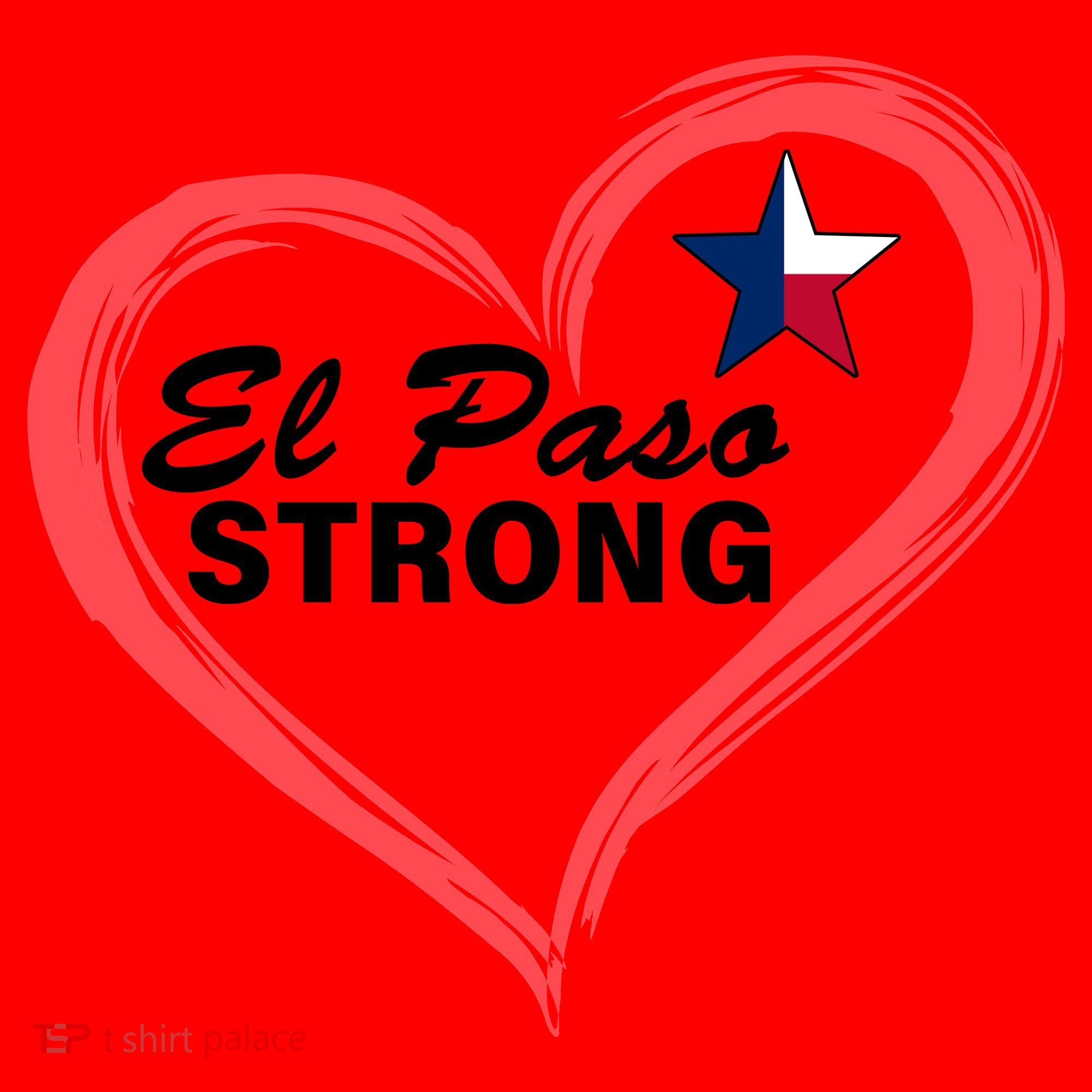 El Paso Strong Heart Texas Star Santa Hat