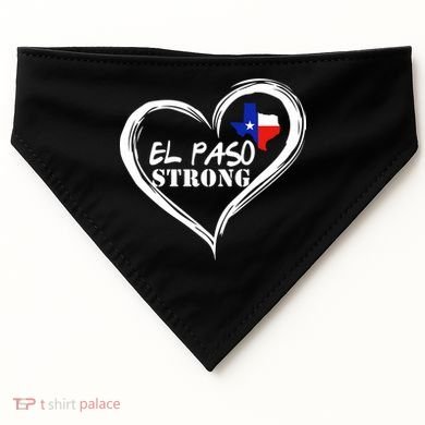 El Paso Strong Support Texas USA-Made Doggie Bandana