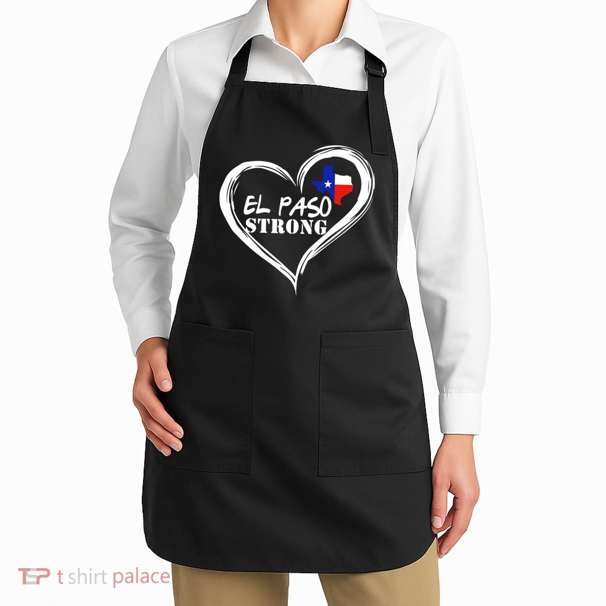 El Paso Strong Support Texas Apron