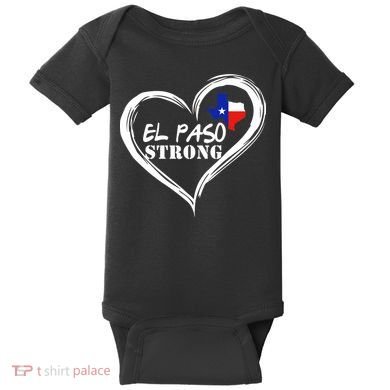 El Paso Strong Support Texas Baby Bodysuit