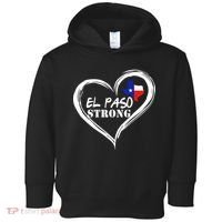 El Paso Strong Support Texas Toddler Hoodie thumb 0