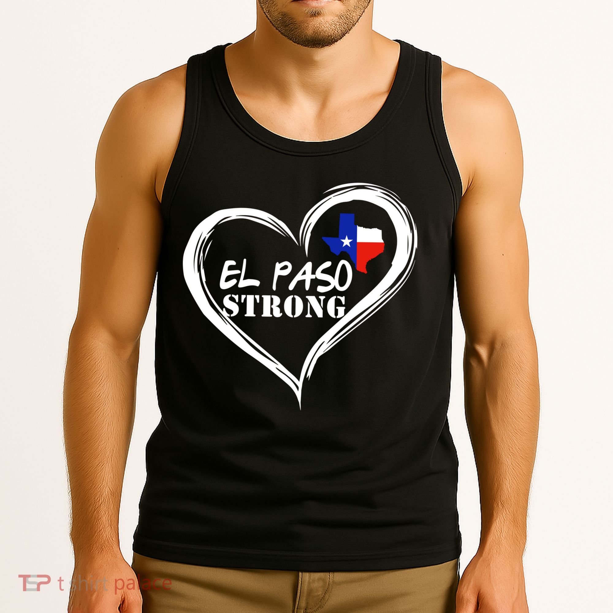 El Paso Strong Support Texas Tank Top