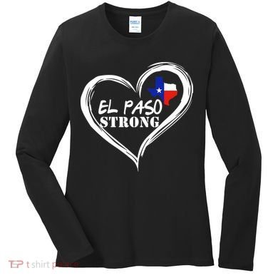 El Paso Strong Support Texas Women's Long Sleeve Shirt