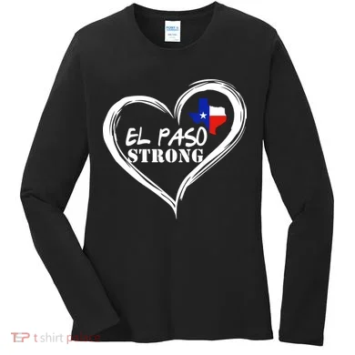 El Paso Strong Support Texas Women's Long Sleeve Shirt