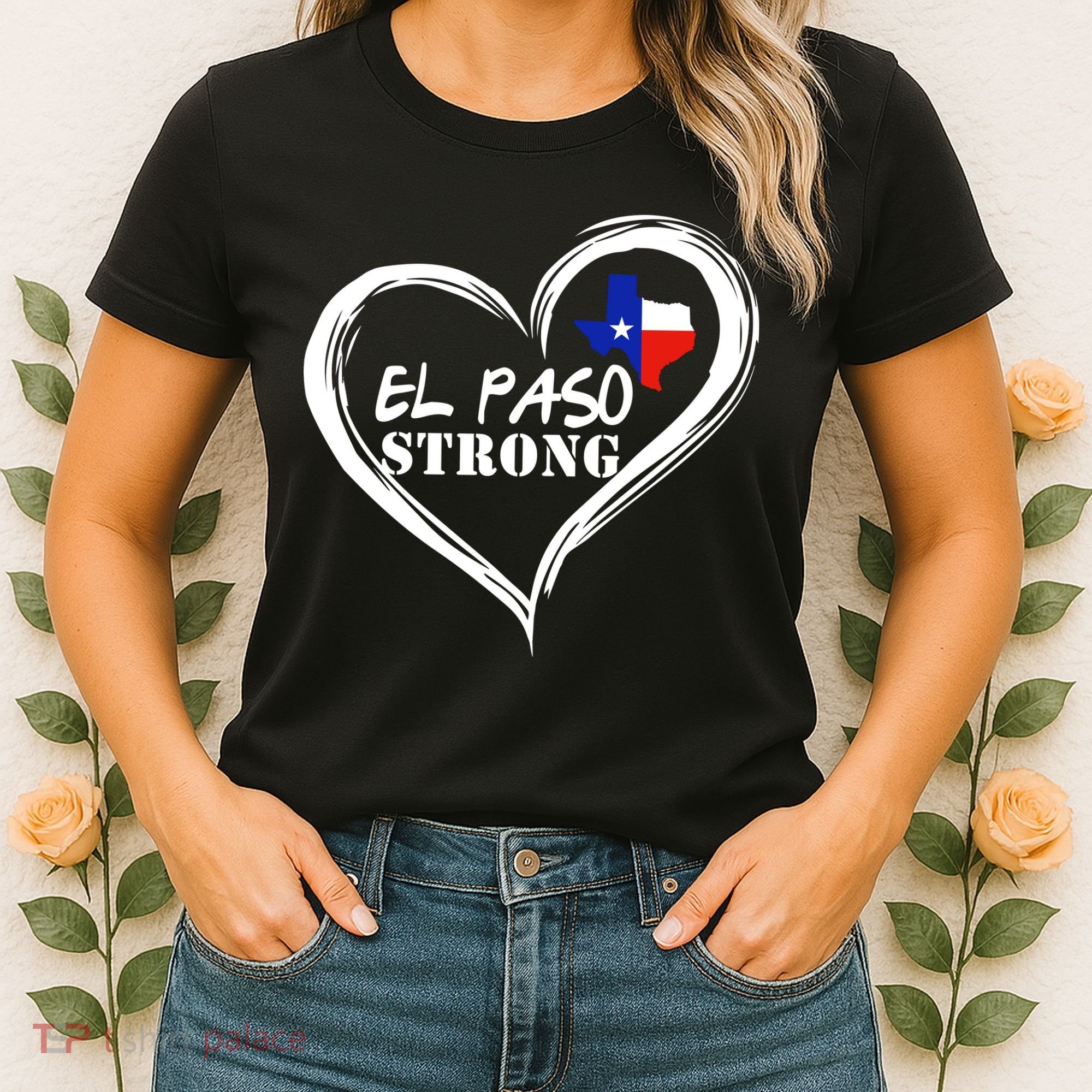 El Paso Strong Support Texas Women's T-Shirt