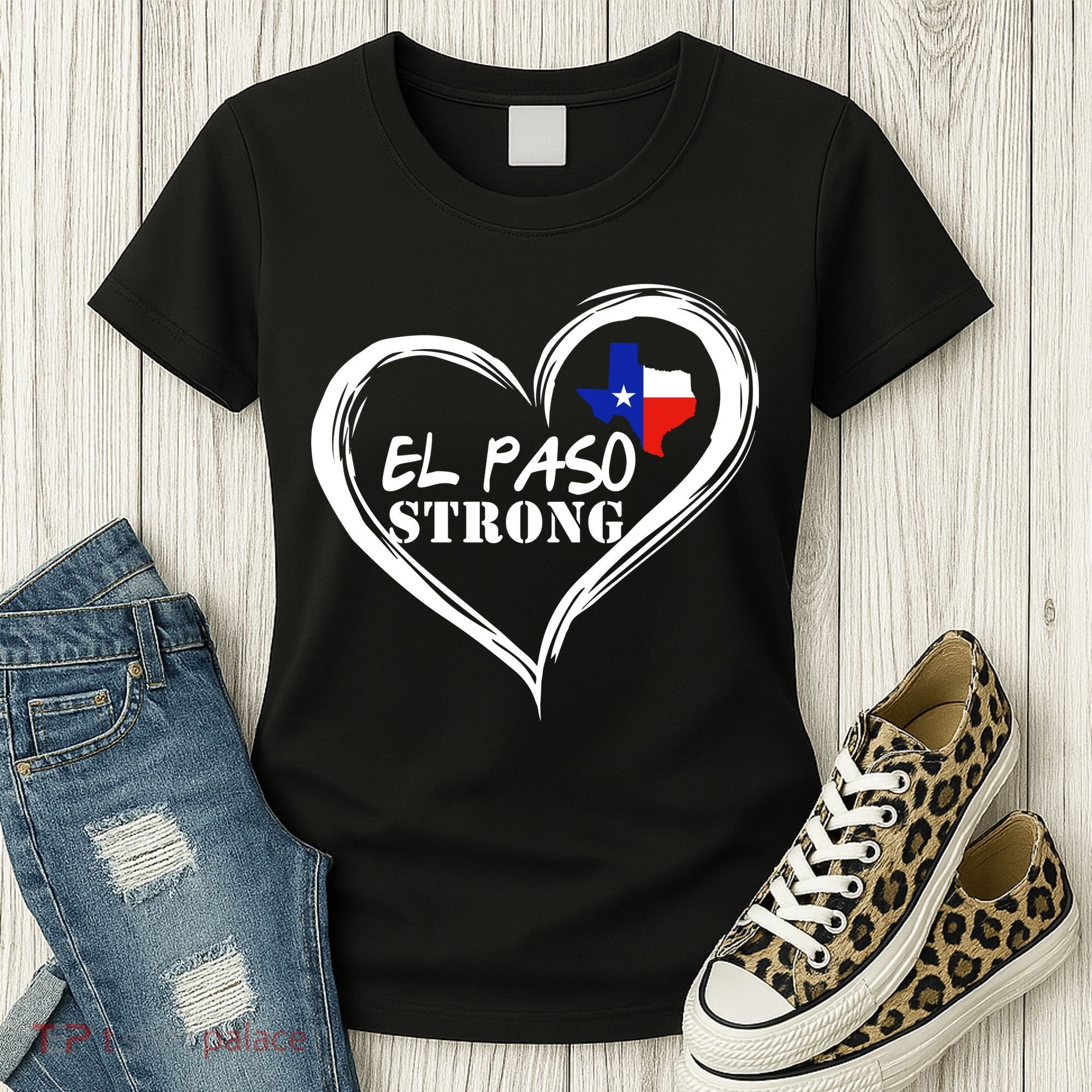 El Paso Strong Support Texas Women's T-Shirt