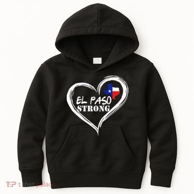 El Paso Strong Support Texas Kids Hoodie