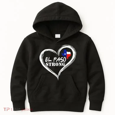 El Paso Strong Support Texas Kids Hoodie