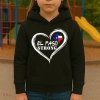 El Paso Strong Support Texas Kids Hoodie thumb 3