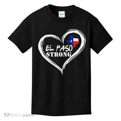El Paso Strong Support Texas Kids T-Shirt