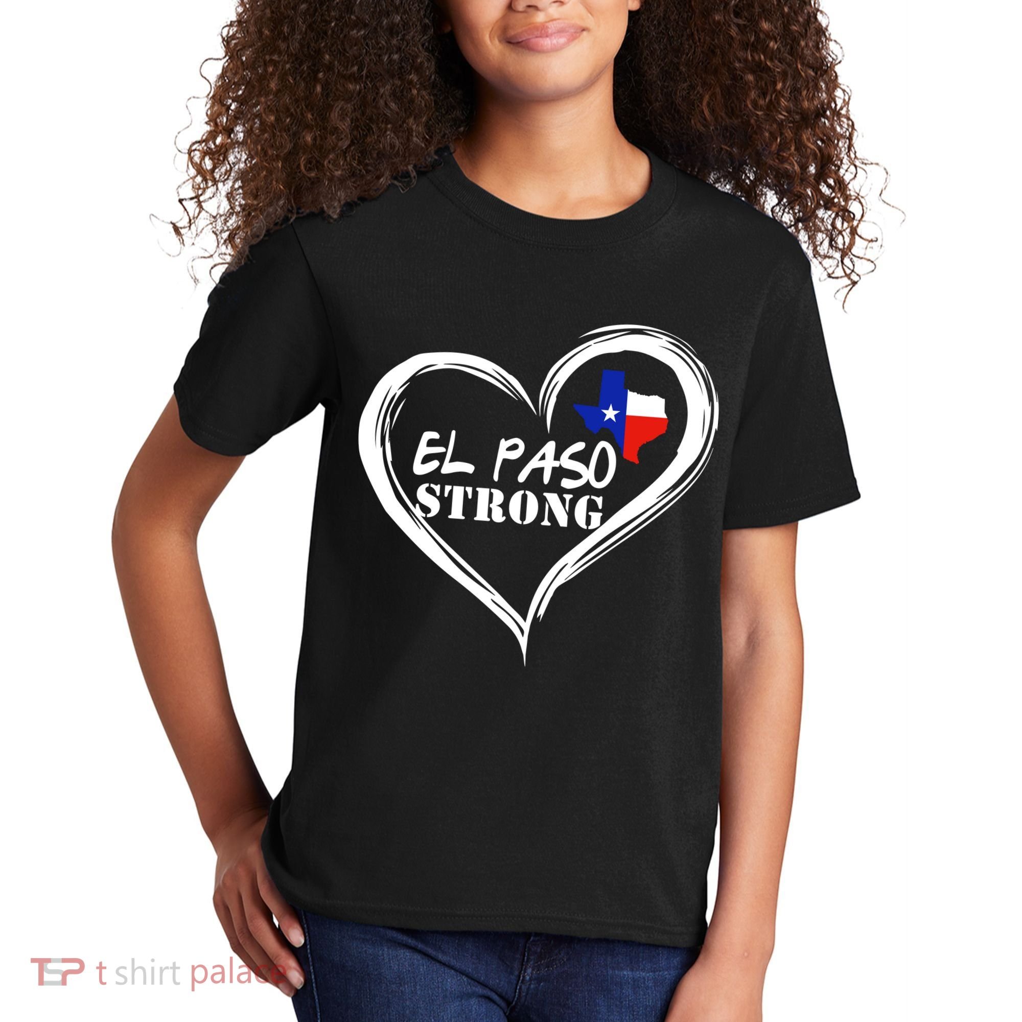 El Paso Strong Support Texas Kids T-Shirt