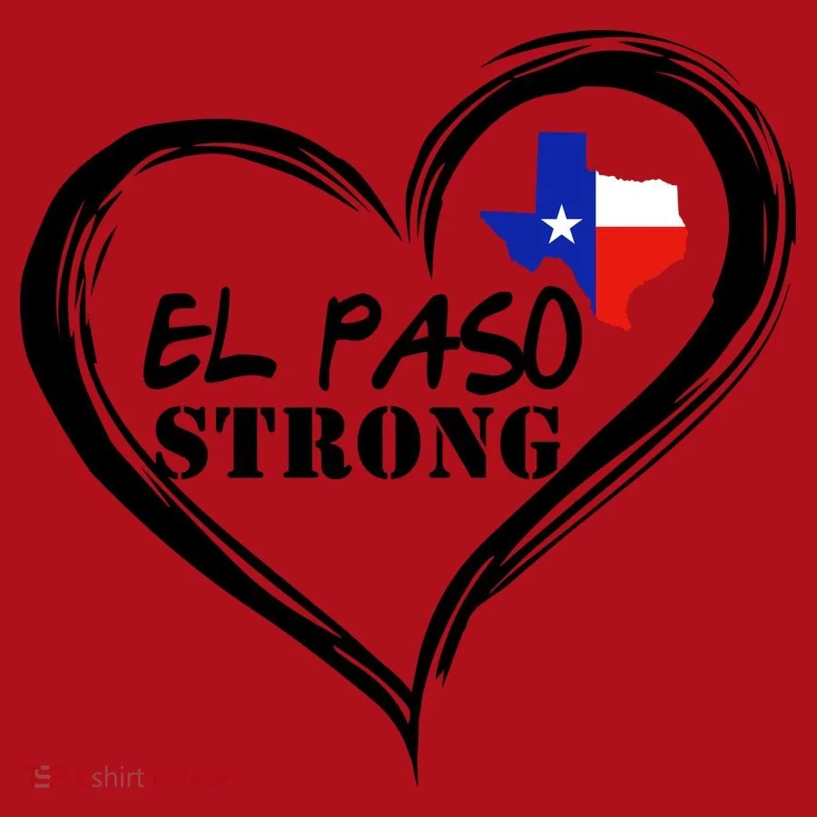 El Paso Strong Support Texas Christmas Stocking