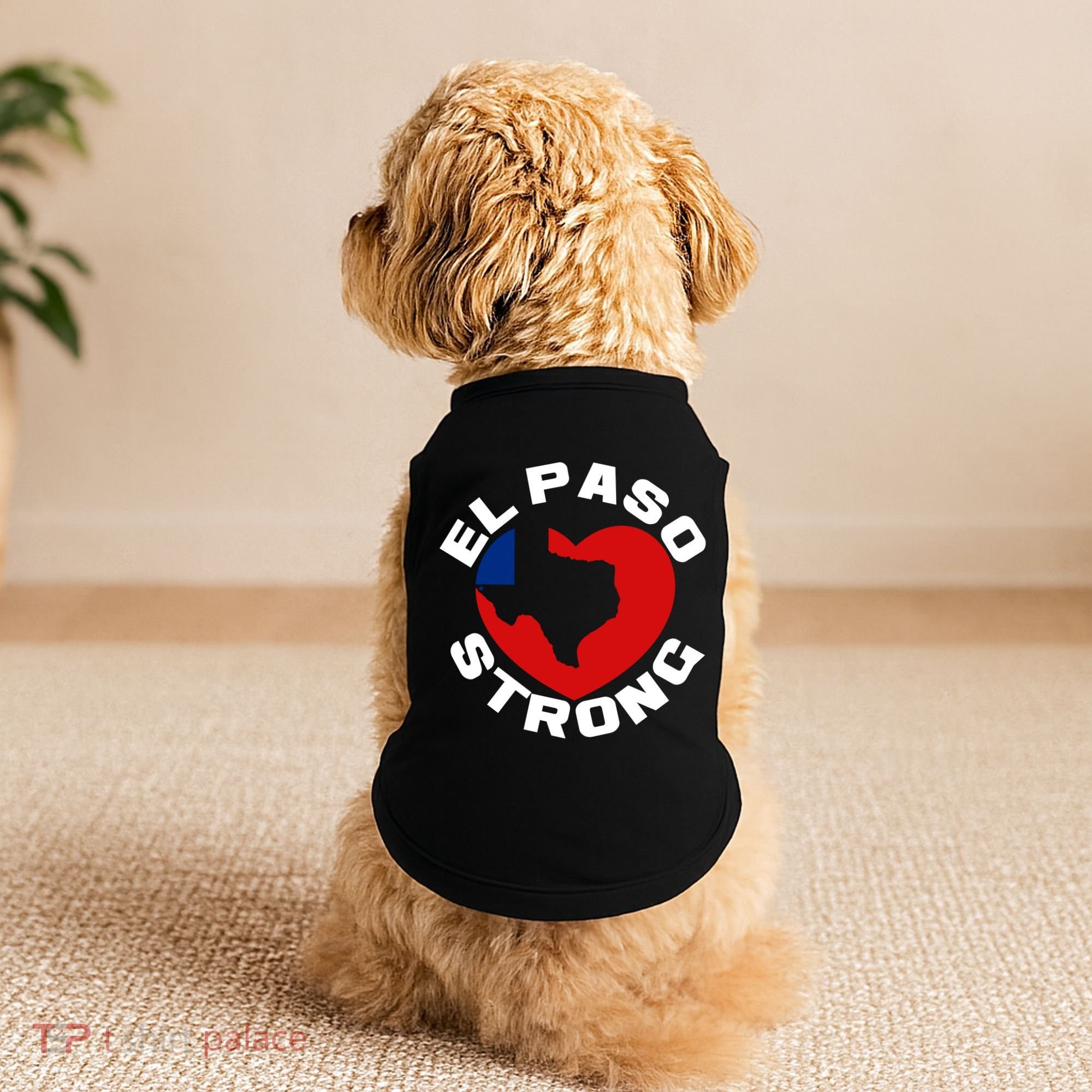El Paso Strong Texas Heart Doggie Tank