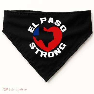 El Paso Strong Texas Heart USA-Made Doggie Bandana