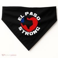 El Paso Strong Texas Heart USA-Made Doggie Bandana thumb 0