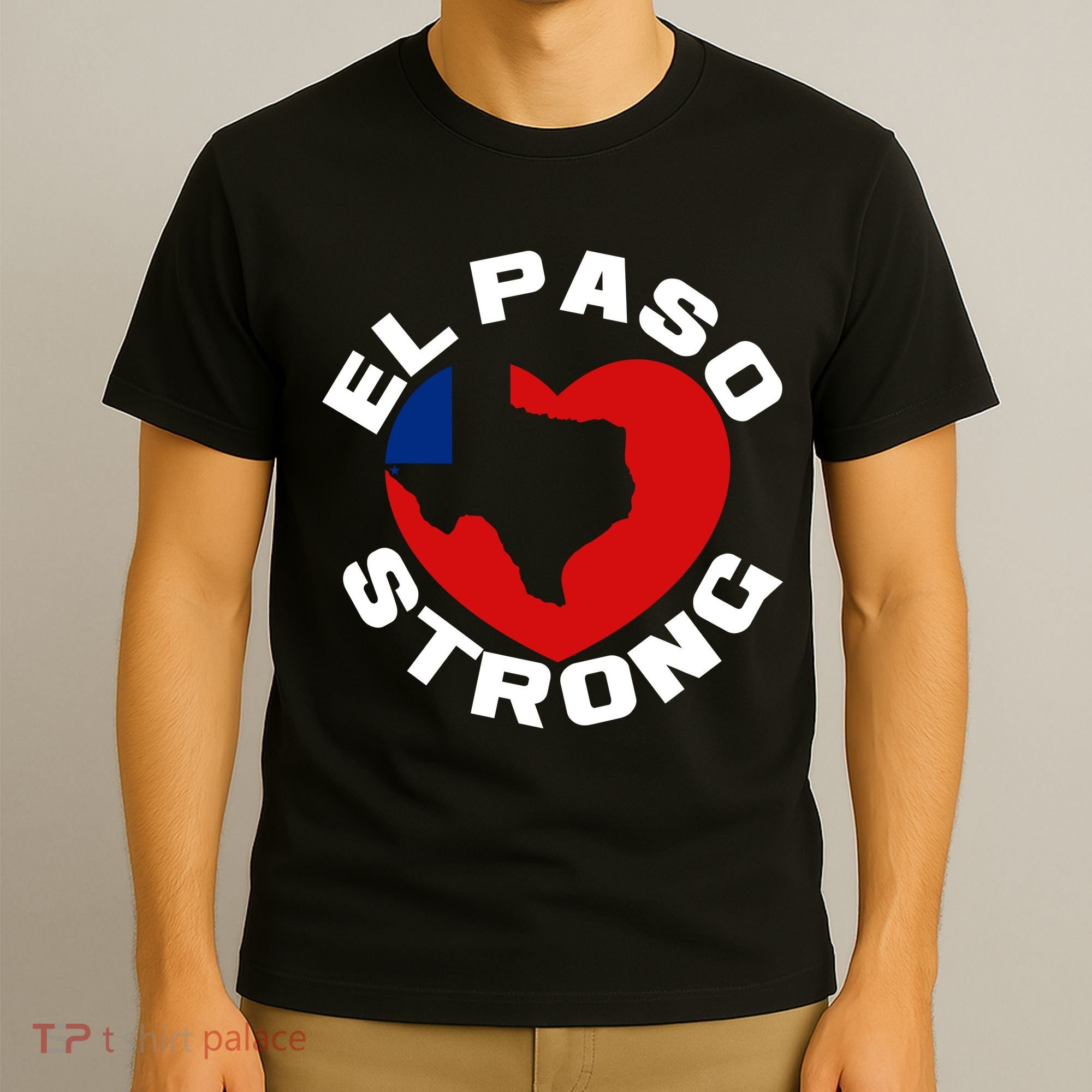 El Paso Strong Texas Heart T-Shirt